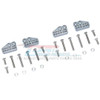 GPM Aluminum Front & Rear Shock Mount (28Pcs) Set Grey : Axial Capra 1.9 UTB