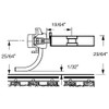 Kadee #119-25 Bulk Pack (25 Pair) #119 SE Shelf Whisker Metal Couplers Med 9/32" HO Scale