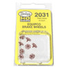 Kadee #2031 Equipco Brake Wheel Red Oxide (8) Freight Car Detail Parts HO Scale