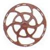 Kadee #2031 Equipco Brake Wheel Red Oxide (8) Freight Car Detail Parts HO Scale