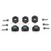 GPM Racing Aluminum Hex Adapters 6mm Thick (12Pcs) Black : Traxxas TRX-6