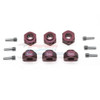 GPM Racing Aluminum Hex Adapters 6mm Thick (12Pcs) Brown : Traxxas TRX-6