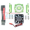 GPM Racing Aluminum Motor Heatsink w/ Cooling Fan (9Pcs) Set Green : Maxx