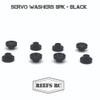 Reef's RC SEHREEFS48 Servo Washers (8Pcs) Black