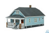 Walthers 933-3787 American Bungalow Kit - 6-11/32 x 3-5/8 x 3-1/2" HO Scale