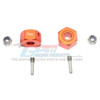 GPM Racing Alum Wheel Hex Adapters 9mm Orange : 4X4 Granite / Big Rock Crew Cab