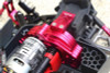 GPM Racing Alum Rear Gear Protection Motor Mount Red : Granite 4X4 BLX Mega