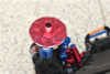 GPM Alum +6mm Hex w/ Brake Disk & w/ Silver Lining (4Pcs) Blue : Infraction