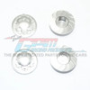 GPM Racing Alum Wheel Lock Silver : Kraton / Senton / Typhon / Talion / Outcast