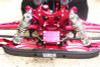 GPM Alum Front Double Section Spring Dampers 115mm Blue : Kraton/Outcast/Notorious
