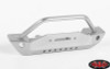 RC4WD VVV-C0584 Steel Stinger Front Bumper Silver w/Plastic Winch : Gelande II
