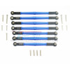 GPM Aluminum Adjustable Upper & Lower Suspension Links Blue : Enduro Sendero