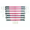 GPM Aluminum Adjustable Upper & Lower Suspension Links Red : Enduro Sendero