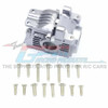 GPM Racing Aluminum Rear Gear Box Grey : Rustler 4x4