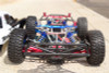 GPM Alum Front + Rear Shocks Low Center Of Gravity Version Blue : Rustler 4x4