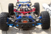GPM Alum Front + Rear Shocks Low Center Of Gravity Version Red : Rustler 4x4