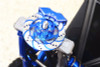GPM Alum +3mm Hex w/ Brake Disk Blue / Silver Lining : Unlimited Desert Racer
