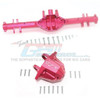 GPM Aluminum Rear Axle Housing w/ Carrier Red : Unlimited Desert Racer