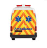 Walthers Service Van - Ambulance White / Orange / Blue HO Scale