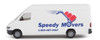 Walthers Service Van - Speedy Movers White / Blue / Red HO Scale