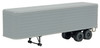 Walthers 35' Fluted-Side Trailer Undecorated 2-Pack Kit HO Scale