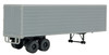 Walthers 35' Fluted-Side Trailer Undecorated 2-Pack Kit HO Scale