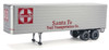 Walthers 35' Fluted-Side Trailer Santa Fe Trail Transportation Markings 2-Pack HO Scale