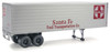 Walthers 35' Fluted-Side Trailer Santa Fe Trail Transportation Markings 2-Pack HO Scale