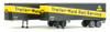 Walthers 35' Fluted-Side Monon Trailer-Maid Rail Service 2-Pack HO Scale