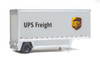 Walthers 26' Drop-Floor Trailer 2-Pack - United Parcel Service Modern Logo HO Scale