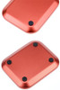 NHX Aluminium Alloy Magnetic Screw Tray Plate 108x88mm Red