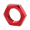 NHX Aluminum 17mm Wheel Hex Nuts Red 4pcs