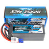 NHX Muscle Pack 4S 14.8V 6000mAh 50C Hard Case Lipo Battery w/ EC3 Connector