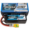 NHX Muscle Pack 6S 22.2V 6500mAh 100C Lipo Battery w/ XT90 Connector