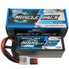 NHX Muscle Pack 6S 22.2V 5000mAh 100C Hard Case Lipo Battery w/ DEANS Connector