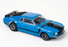 AFX 22026 Mustang CLEAR – Boss 302 – Blue - Mega G+ HO Scale Slot Car