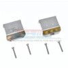 GPM Stainless Steel Front & Rear Gear Box Bottom Protector Mount  : Axial SCX10 II