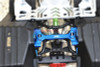 GPM Aluminium Rear Chassis Brace - Blue : Axial SCX10 III Jeep JL Wrangler