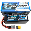 NHX Muscle Pack 6S 22.2V 5200mAh 50C Lipo Battery w/ XT60 Connector