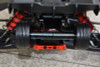 GPM Aluminum Rear Wheelie w/ Wing Mount Orange : 1/5 Kraton / Outcast 8S BLX