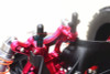 GPM Aluminum Front + Rear Body Post Stabilizer Red : 1/8 Outcast 6S BLX