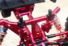 GPM Aluminum Front + Rear Body Post Stabilizer Red : 1/8 Outcast 6S BLX