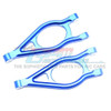 GPM Racing Aluminum Front Upper Suspension Arm Blue : Arrma Fazon Voltage