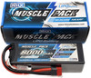 NHX Muscle Pack 3S 11.1V 8000mAh 100C Hard Case Lipo Battery w/ DEANS Connector