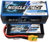 NHX Muscle Pack 3S 11.1V 6500mAh 100C Lipo Battery w/ XT90 Connector