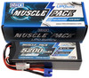 NHX Muscle Pack 3S 11.1V 5200mAh 100C Hard Case Lipo Battery w/ EC3 Connector