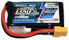 NHX Muscle Pack 3S 11.1V 1350mAh 90C Lipo Battery w/ XT60 Connector