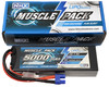 NHX Muscle Pack 2S 7.4V 5000mAh 50C Hard Case Lipo Battery w/ EC3 Connector
