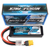 NHX Muscle Pack 3S 11.1V 2200mAh 25C Lipo Battery w/ XT60 Connector + Traxxas Adapter