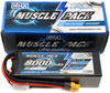 NHX Muscle Pack 3S 11.1V 8000mAh 100C Hard Case Lipo Battery w/ Traxxas Adapter